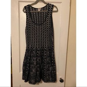 ASOS Luxe Black Skater Dress